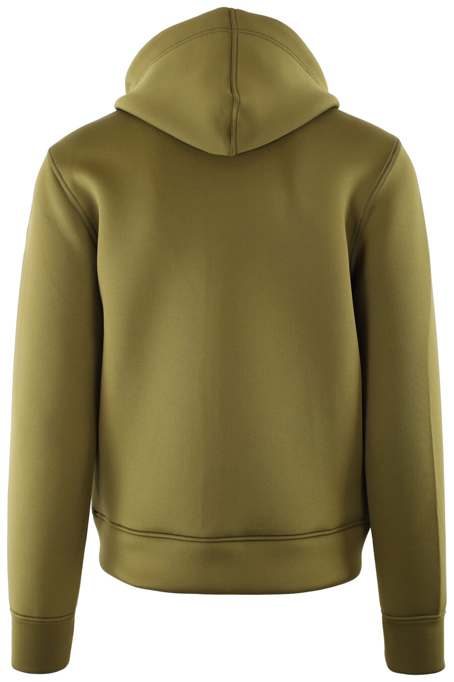 Green sweatshirt with hood and zip - IMG 7357