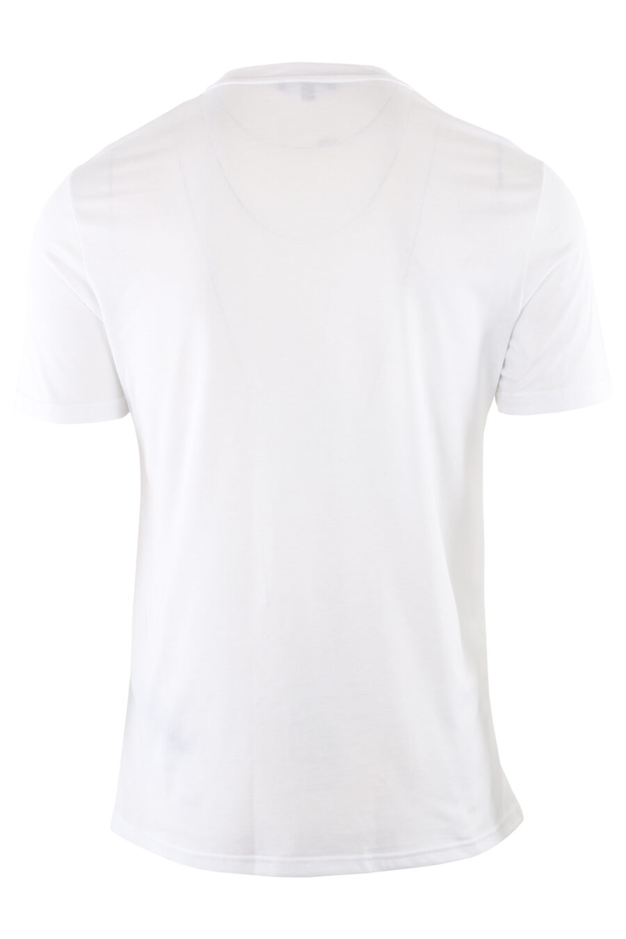 Camiseta blanca con logo negro bordado - IMG 7420