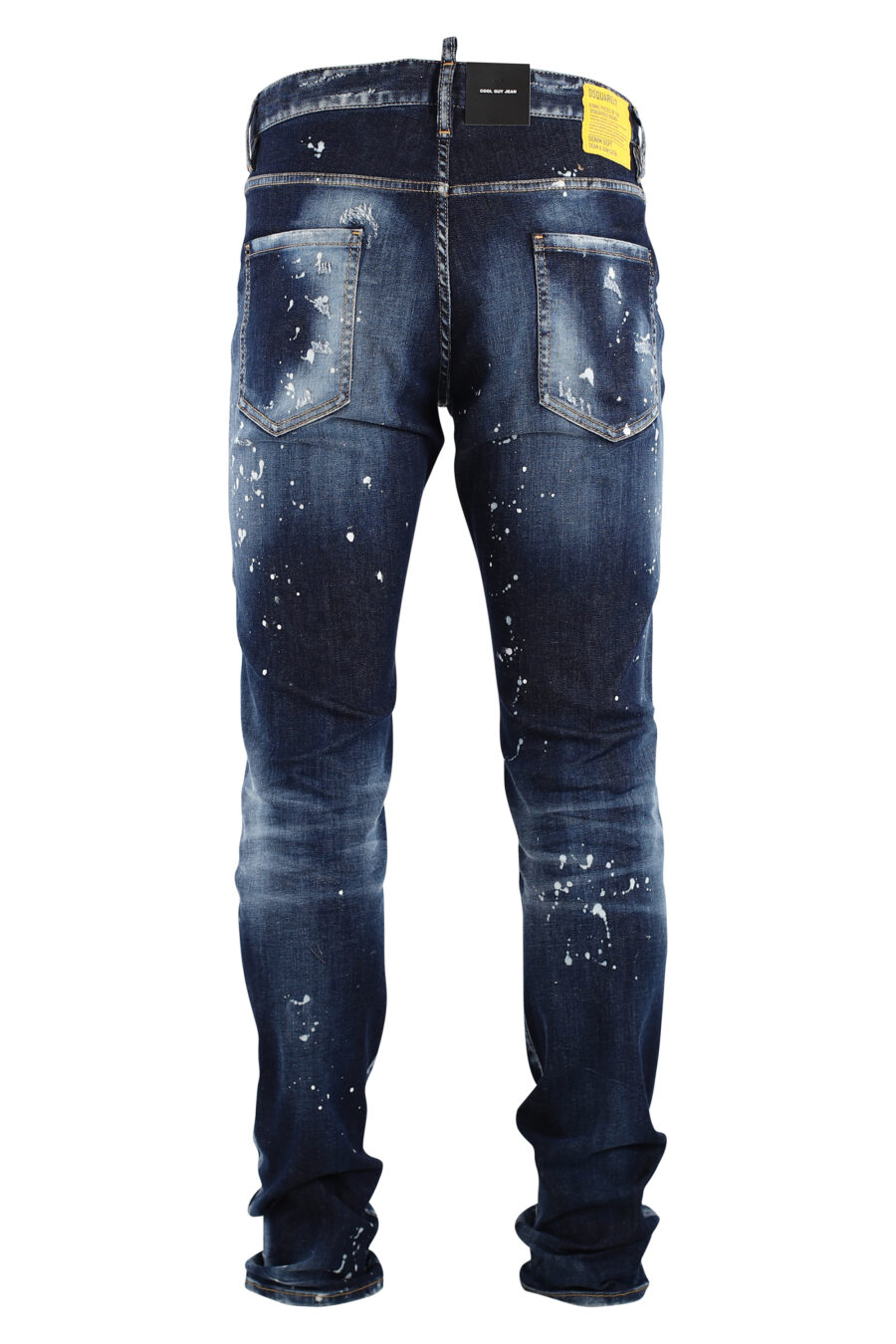 Coole Jeanshose, blau, mit weißer Farbe und Rissen - IMG 7543