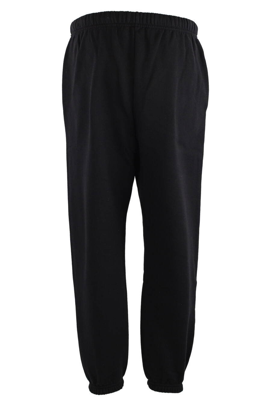 Pantalón de chándal negro con logo "icon" vertical - IMG 7573
