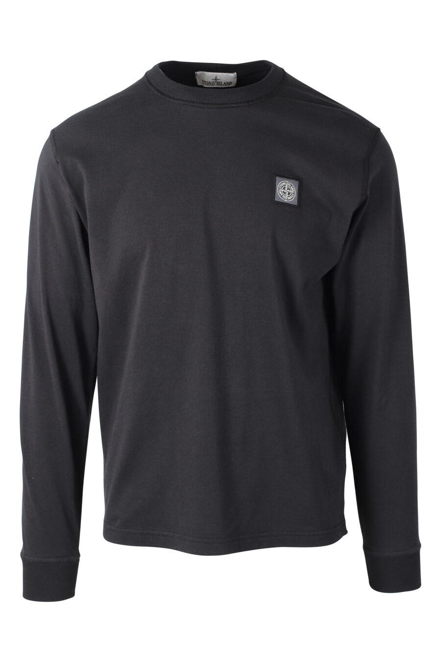 Camiseta manga larga negra con logo parche - IMG 8373