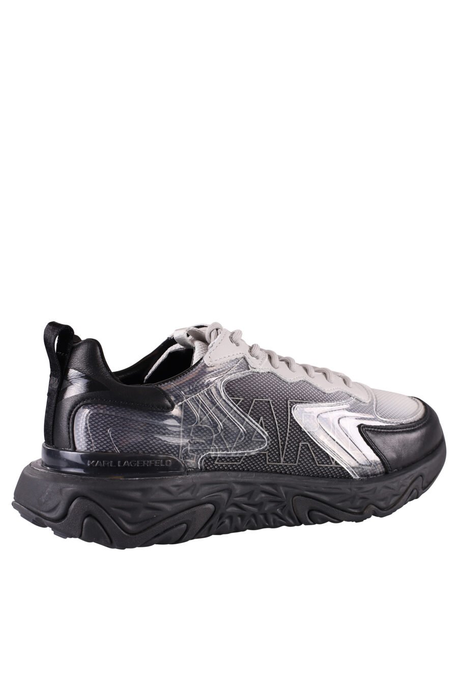 Zapatillas negras "blaze" con detalles blancos y transparentes - IMG 8478