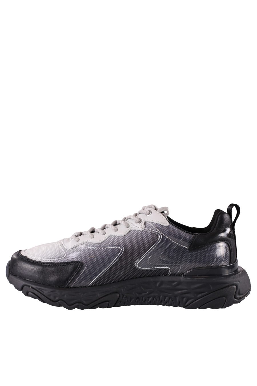 Zapatillas negras "blaze" con detalles blancos y transparentes - IMG 8480