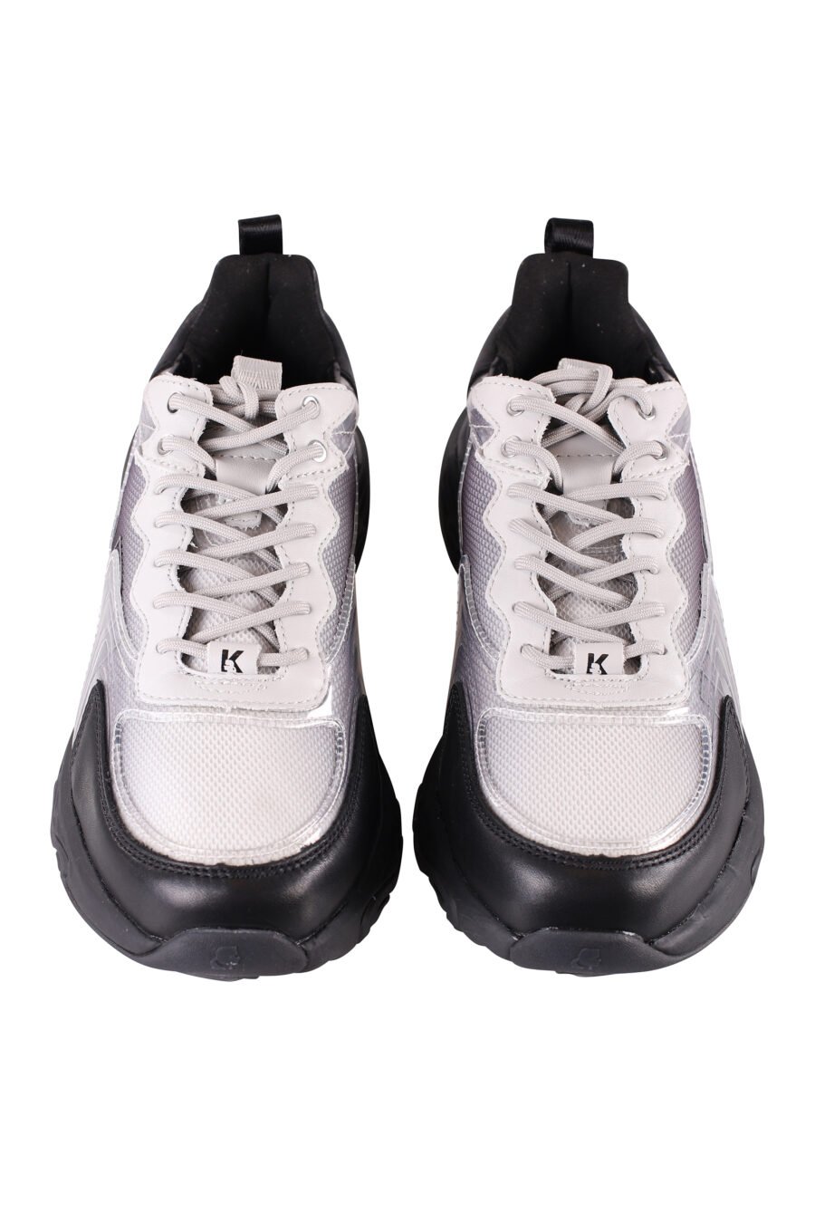 Zapatillas negras "blaze" con detalles blancos y transparentes - IMG 8500