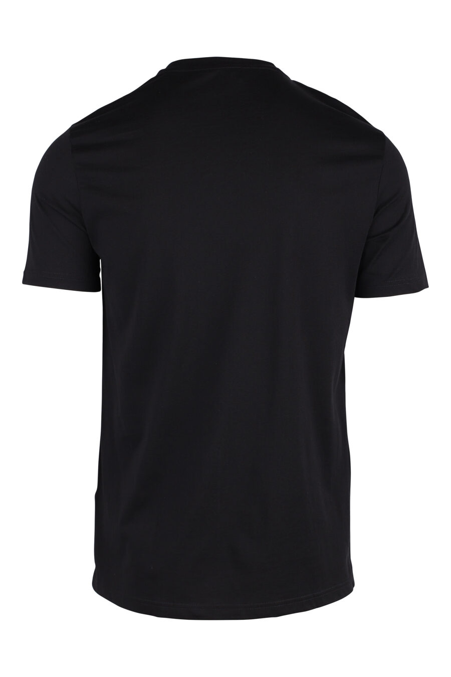 Camiseta negra con logo blanco bordado - IMG 8564