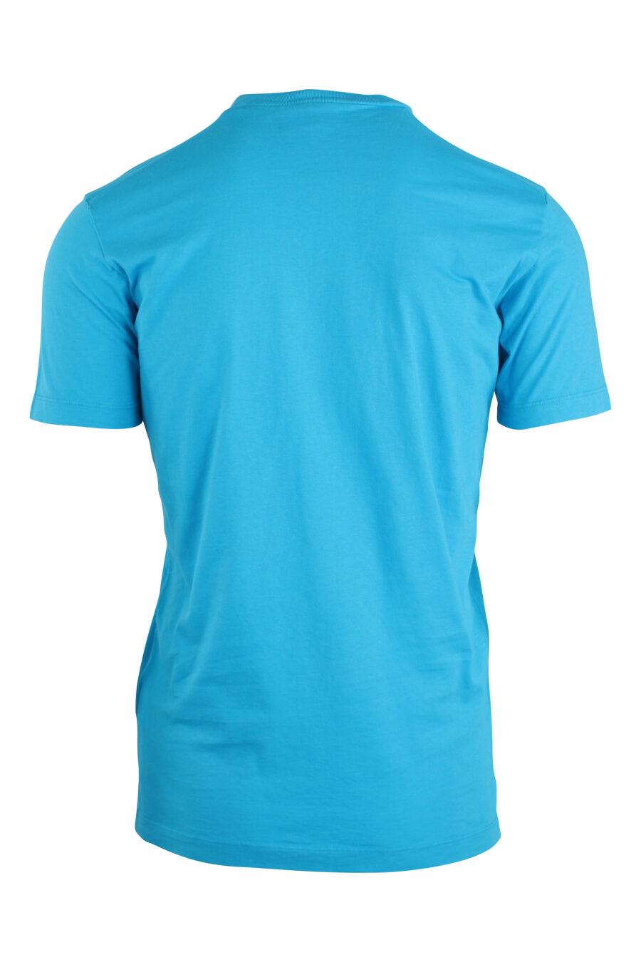 T-shirt azul clara com maxilogue amarelo - IMG 8922