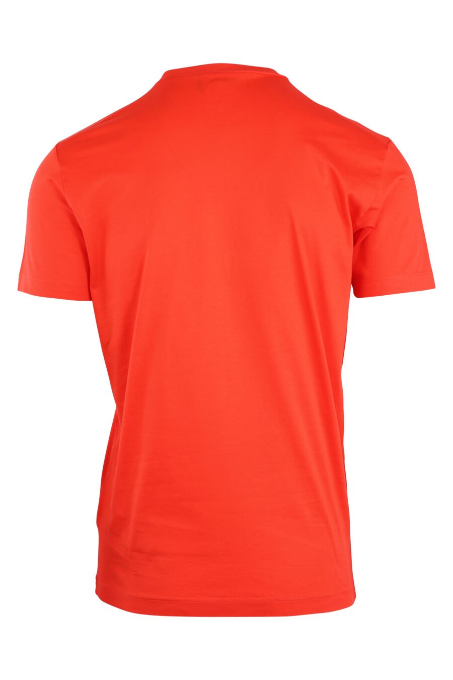 Orangefarbenes T-Shirt mit Minilogo "Icon" - IMG 8925