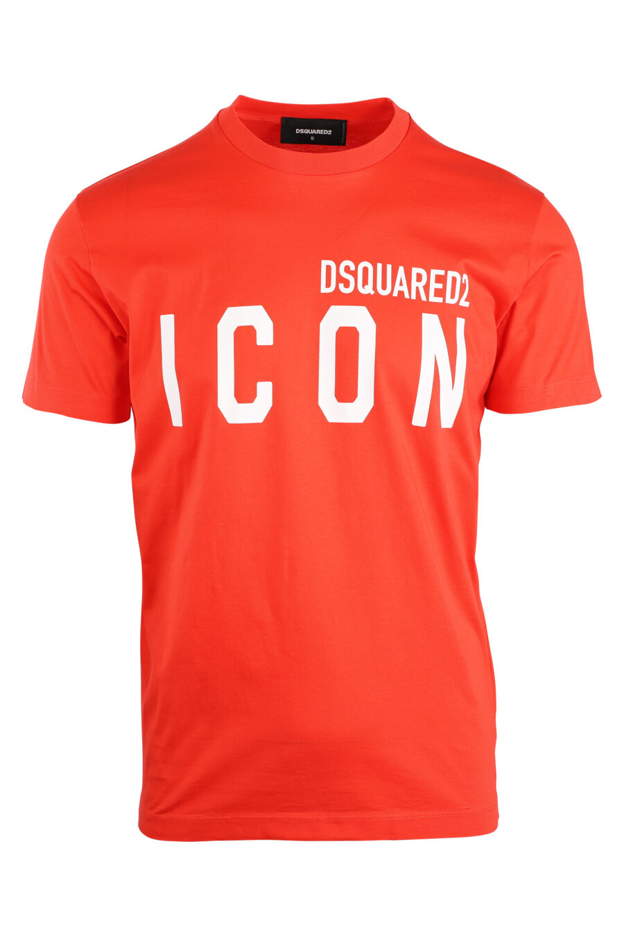 Orangefarbenes T-Shirt mit doppeltem "Icon"-Logo - IMG 8927