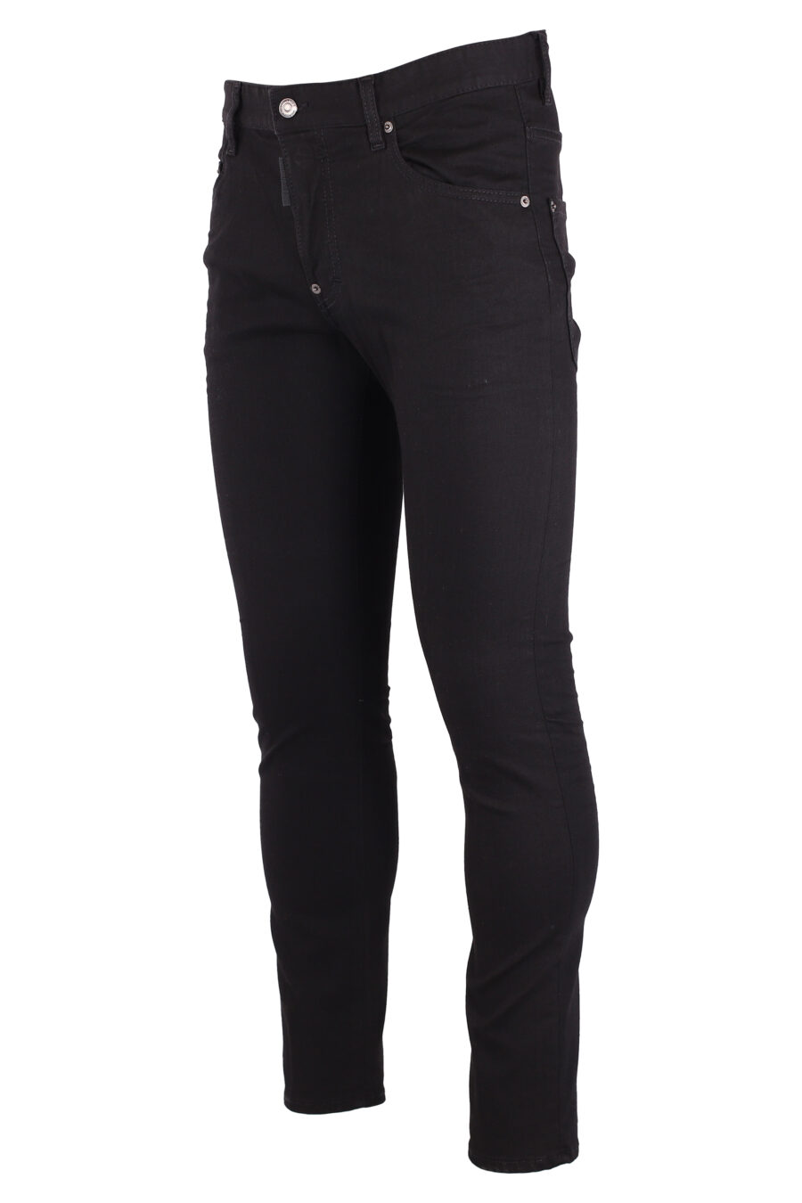 Plain black "skater jean" jeans - IMG 8999