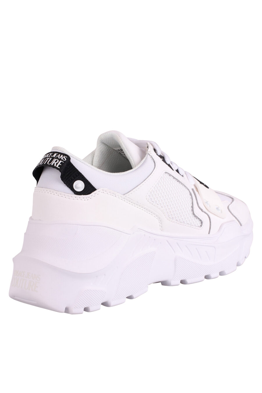 Zapatillas blancas "speedtrack" con logo en goma - IMG 9030