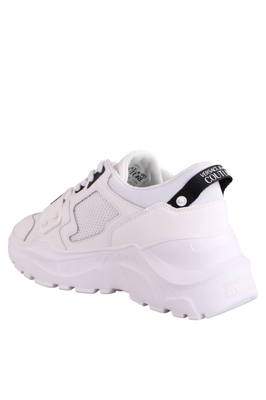 Zapatillas blancas "speedtrack" con logo en goma - IMG 9031