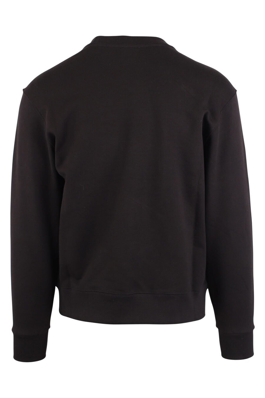 Black sweatshirt with orange "paris classic" maxilogo - IMG 9394