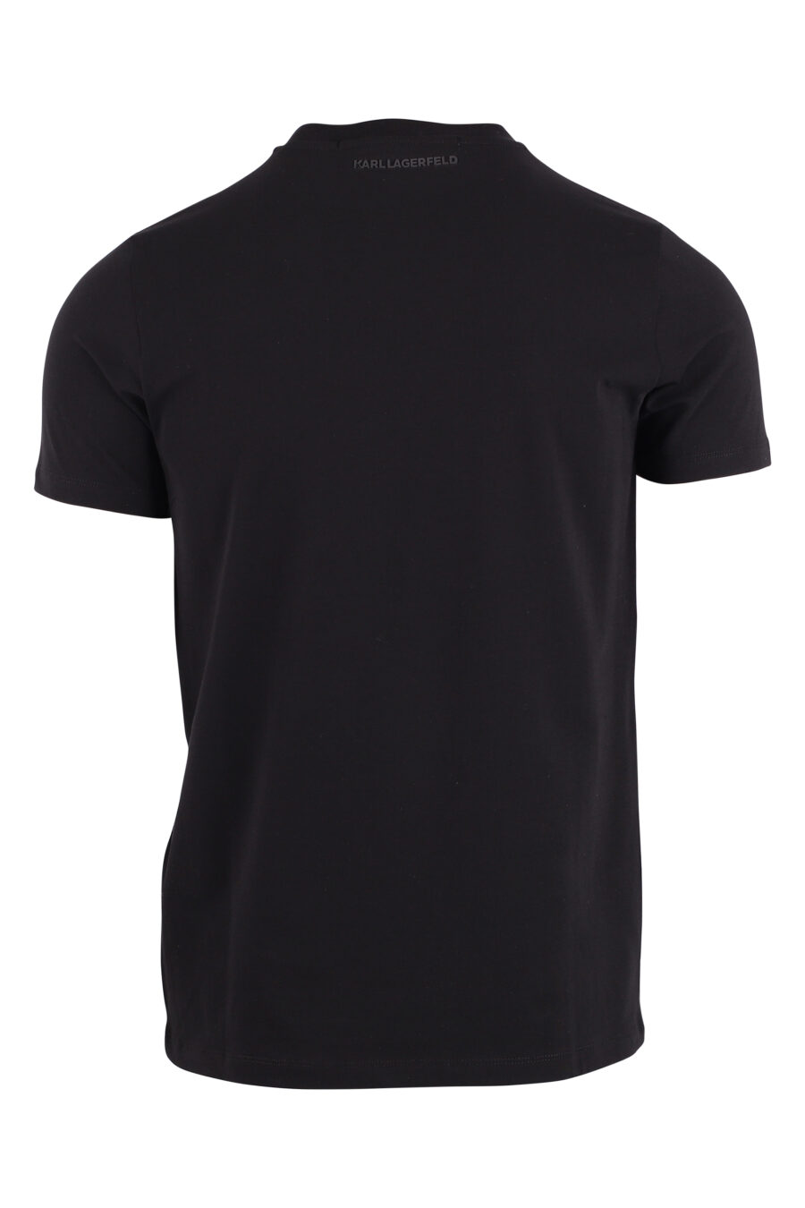 Camiseta negra con logo efecto holograma - IMG 9411