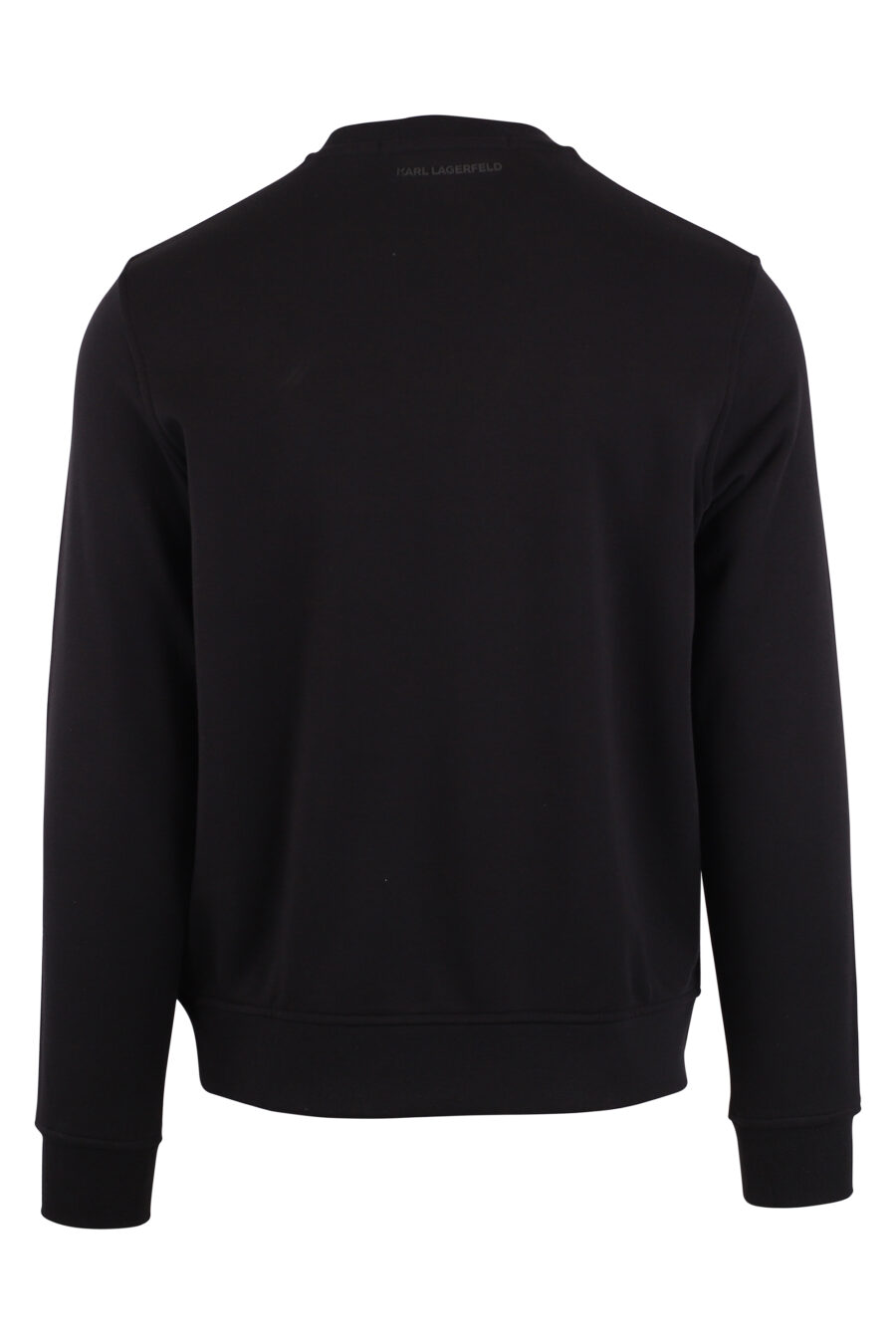 Black sweatshirt with orange "rue st guillaume" maxilogo - IMG 9426