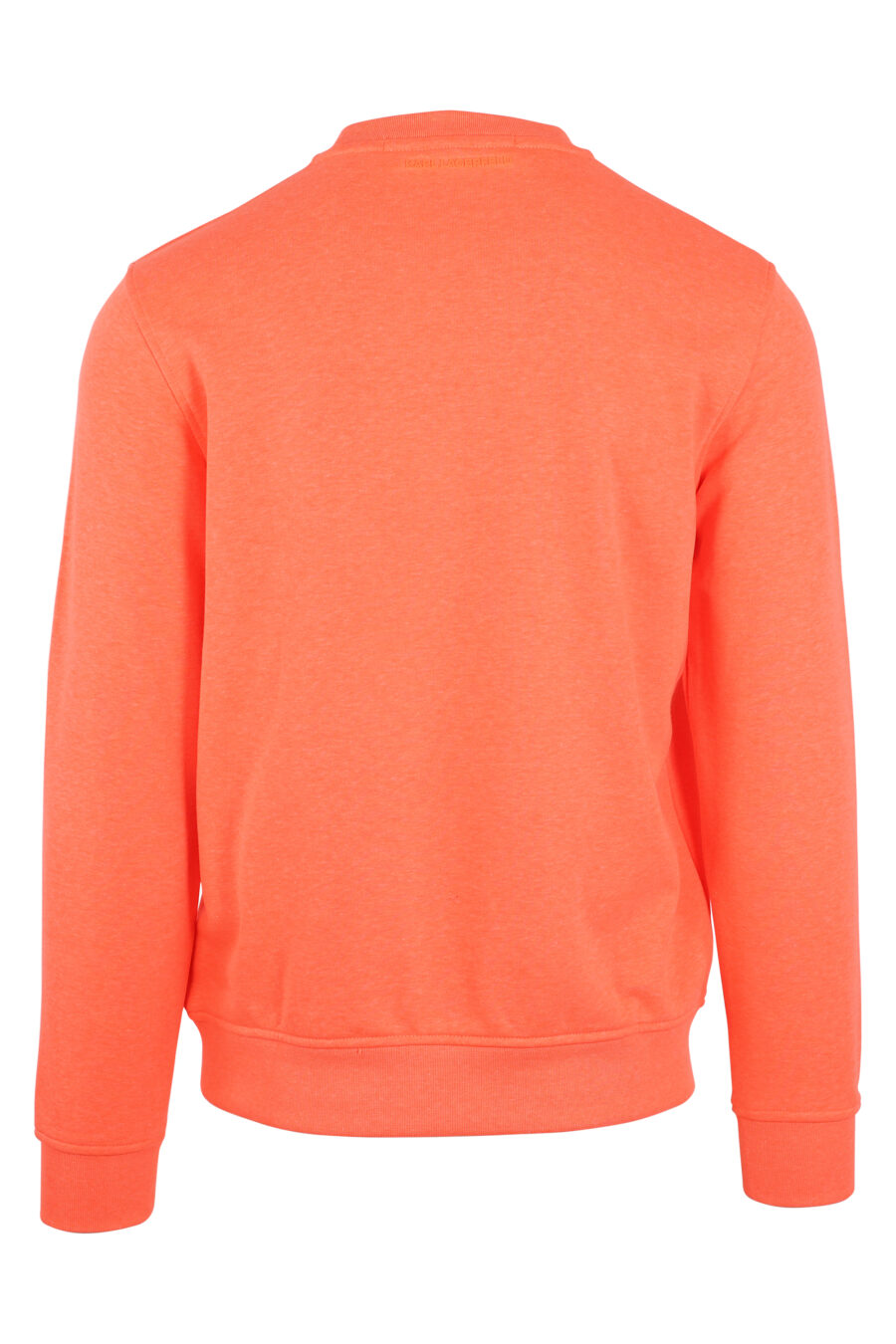 Orangefarbenes Sweatshirt mit Maxilogo "rue st guillaume" schwarz - IMG 9460