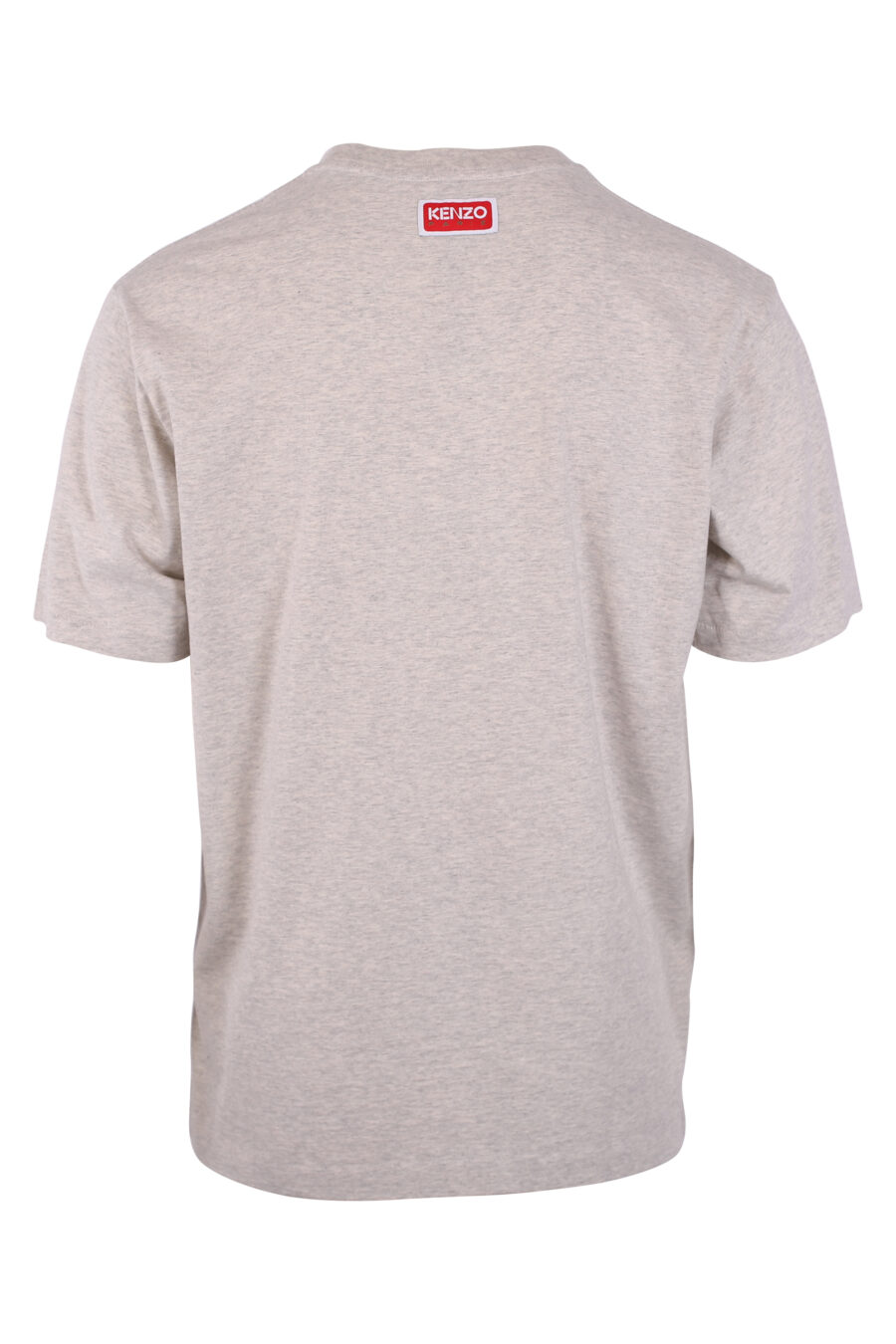 T-Shirt grau mit "Blumen"-Logo - IMG 9466