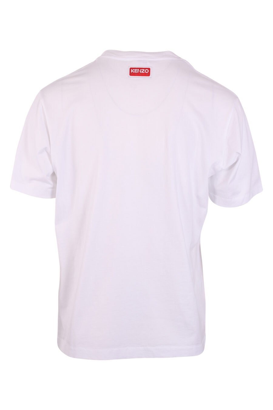 Weißes T-Shirt mit "Blumen"-Logo - IMG 9468