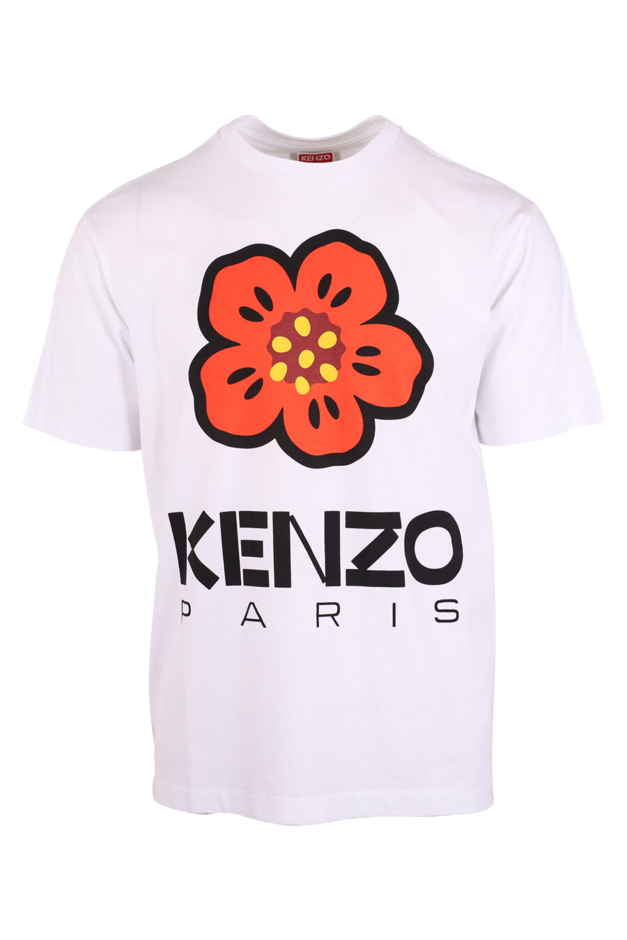 T-shirt blanc avec logo "flower" - IMG 9471