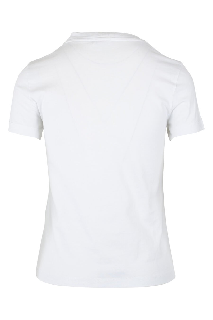 Weißes T-Shirt mit rotem Minilogue - IMG 9525