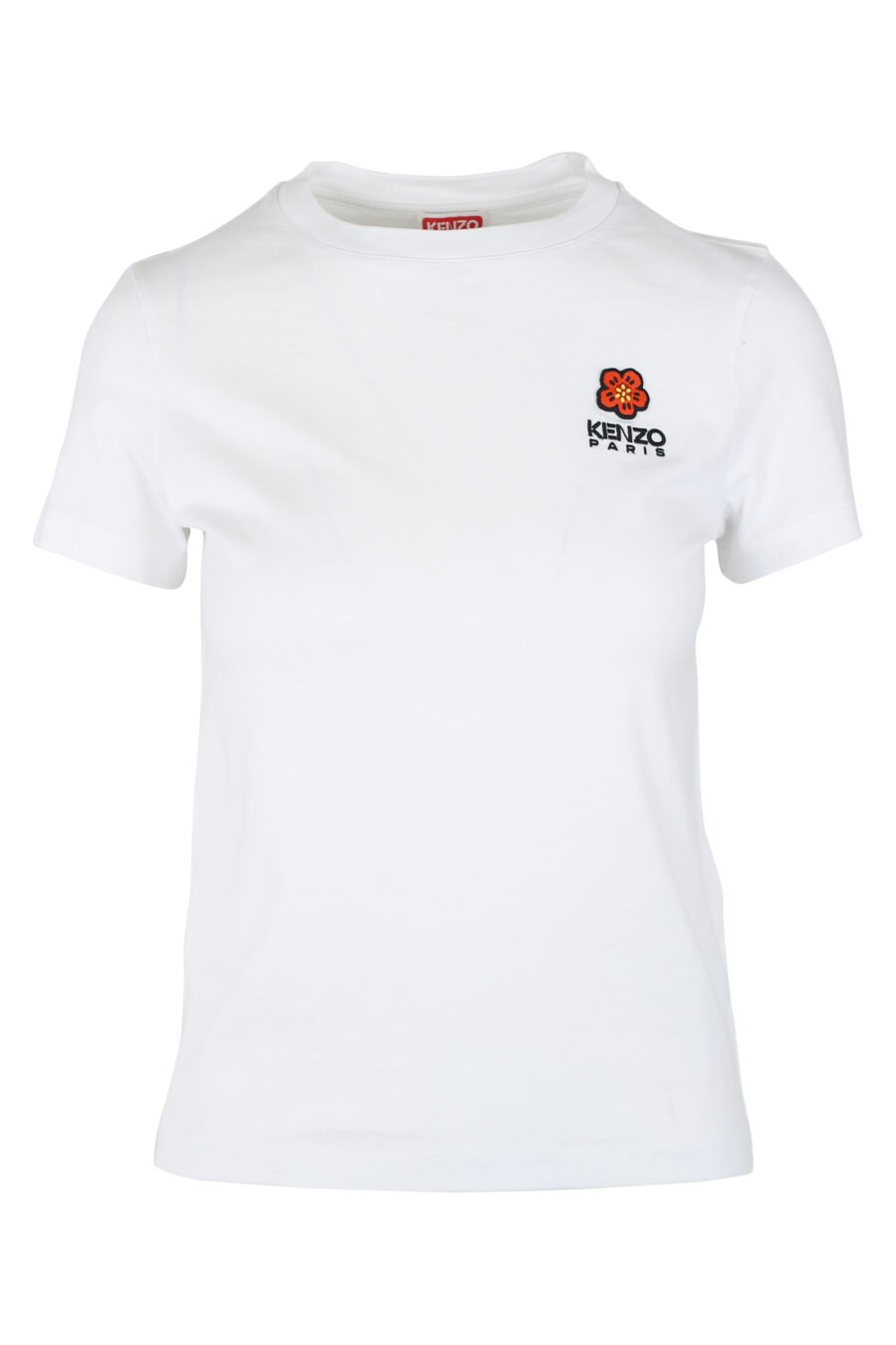 Weißes T-Shirt mit rotem Minilogue - IMG 9526