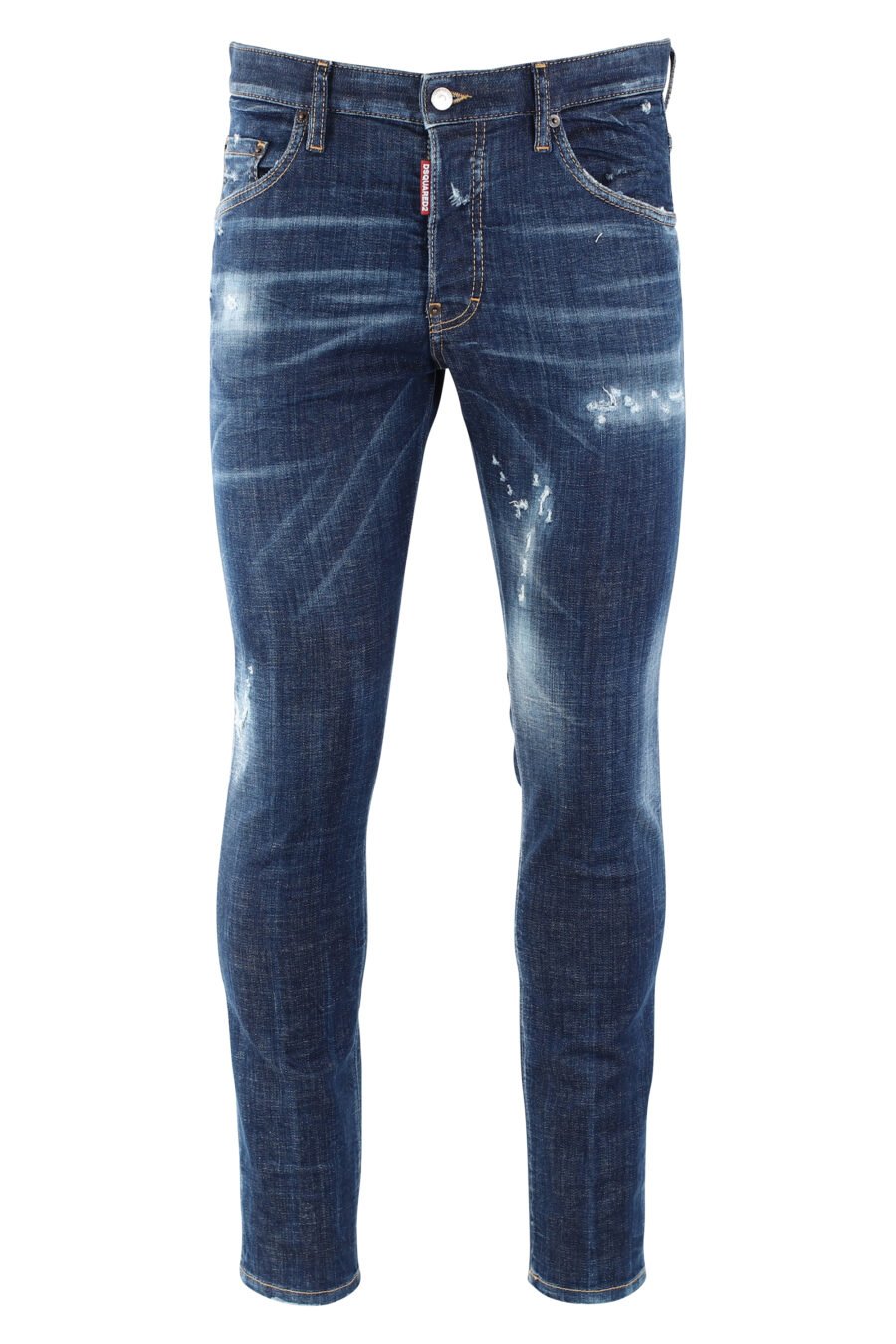 Pantalón vaquero "icon skater jean" azul oscuro semidesgastado - IMG 9653