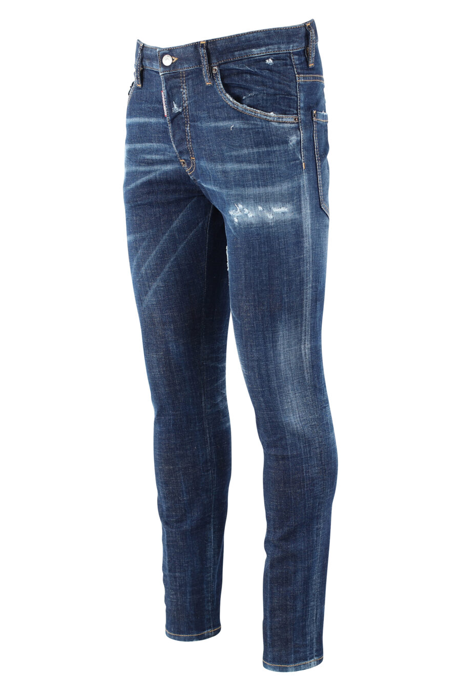 Pantalón vaquero "icon skater jean" azul oscuro semidesgastado - IMG 9655 1