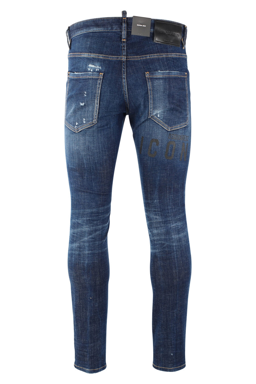 Pantalón vaquero "icon skater jean" azul oscuro semidesgastado - IMG 9658 1