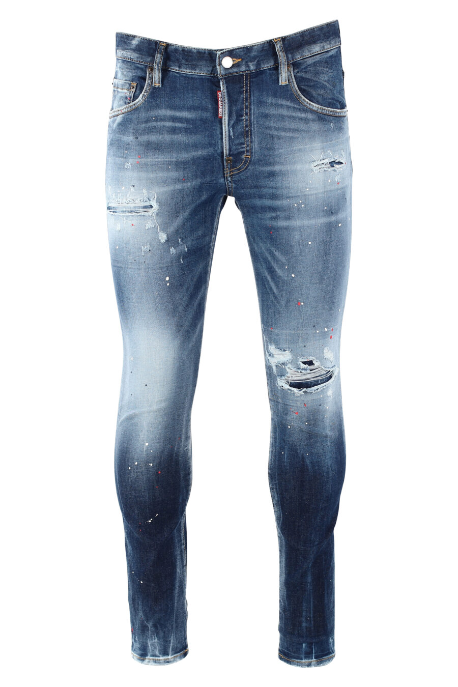 Pantalón vaquero "super twinky jean" azul desgastado con rotos - IMG 9665