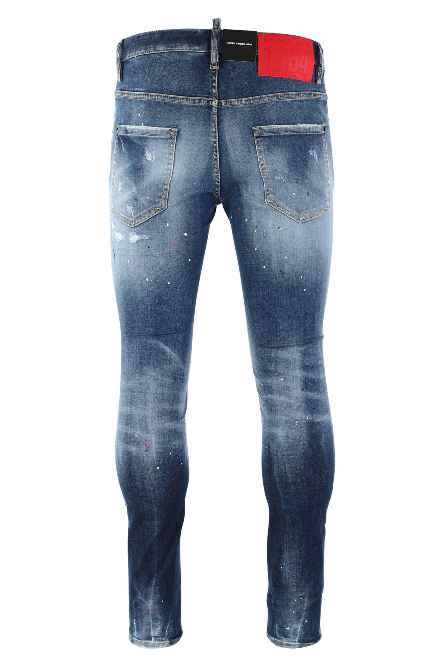 Pantalón vaquero "super twinky jean" azul desgastado con rotos - IMG 9667