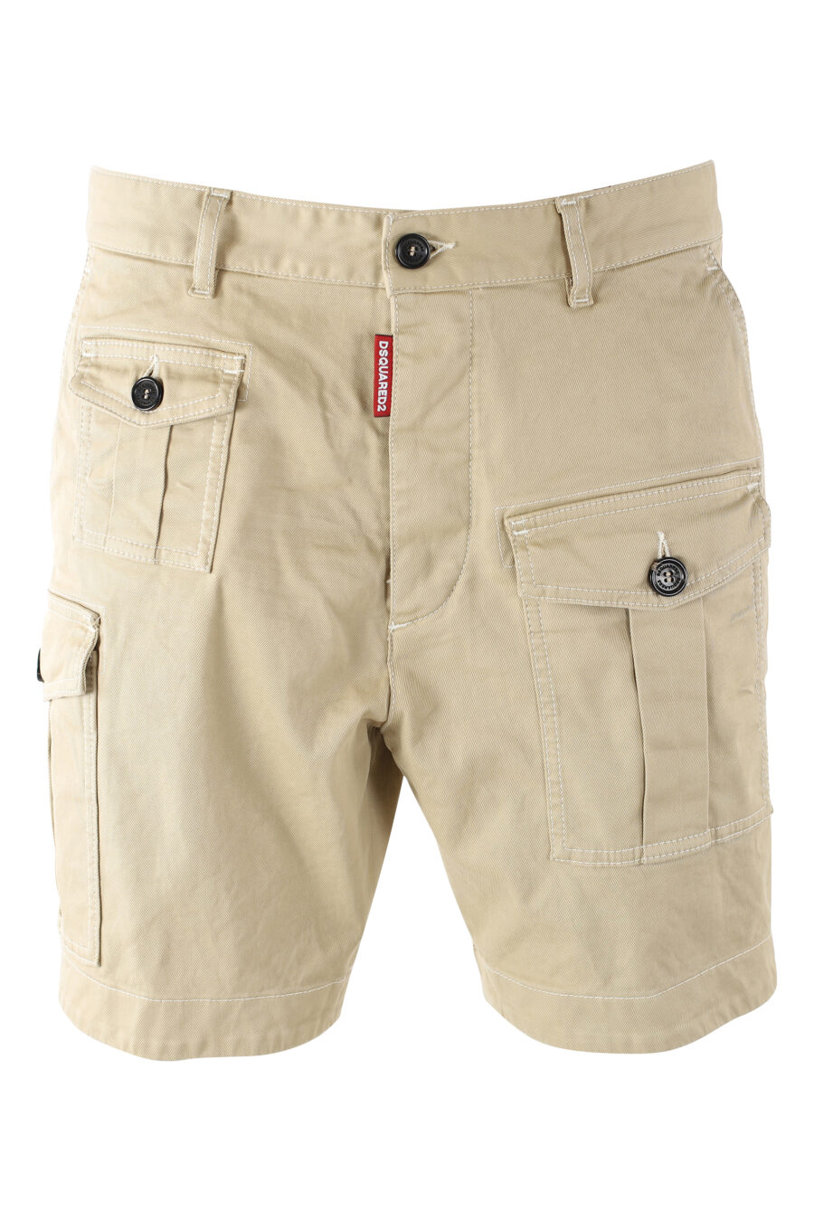Pantalón corto beige "sexy cargo shorts" - IMG 9708