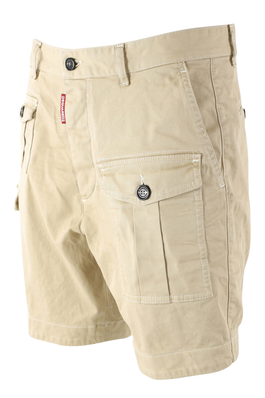 Pantalón corto beige "sexy cargo shorts" - IMG 9709
