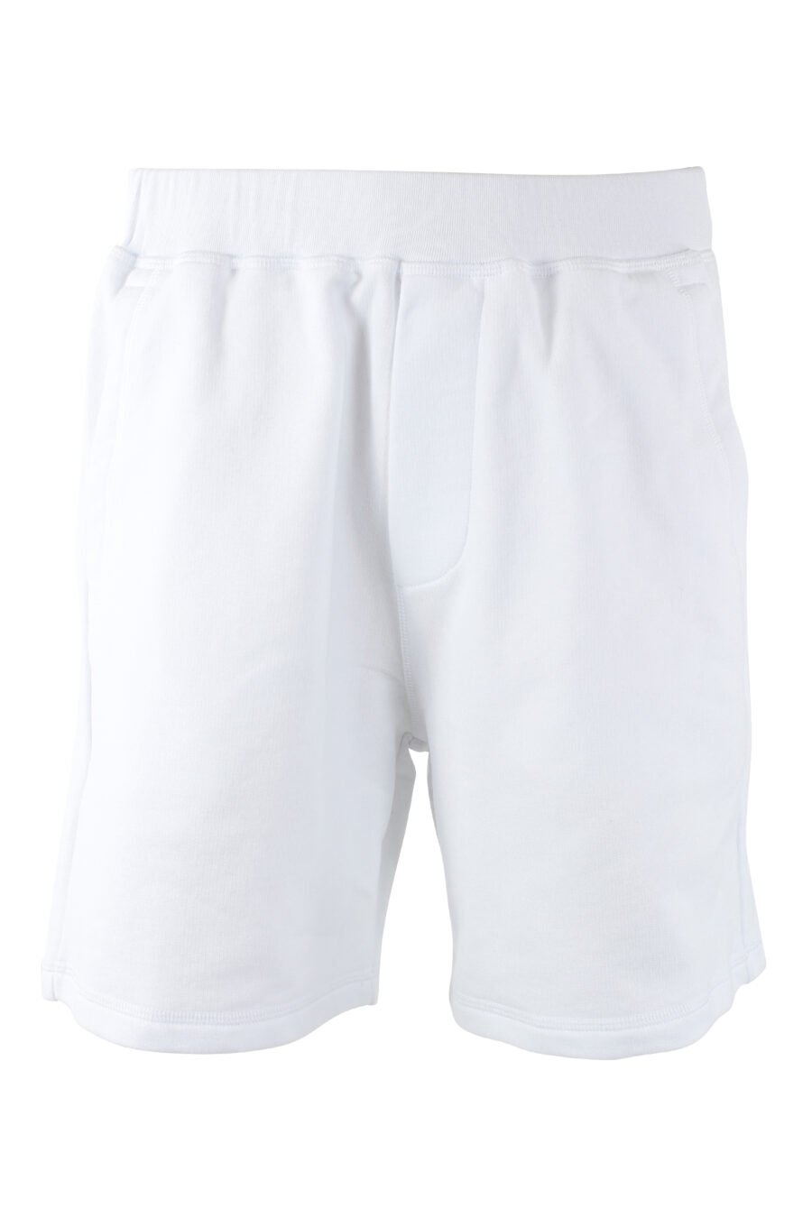 Pantalón de chándal blanco corto "relax fit" - IMG 9719