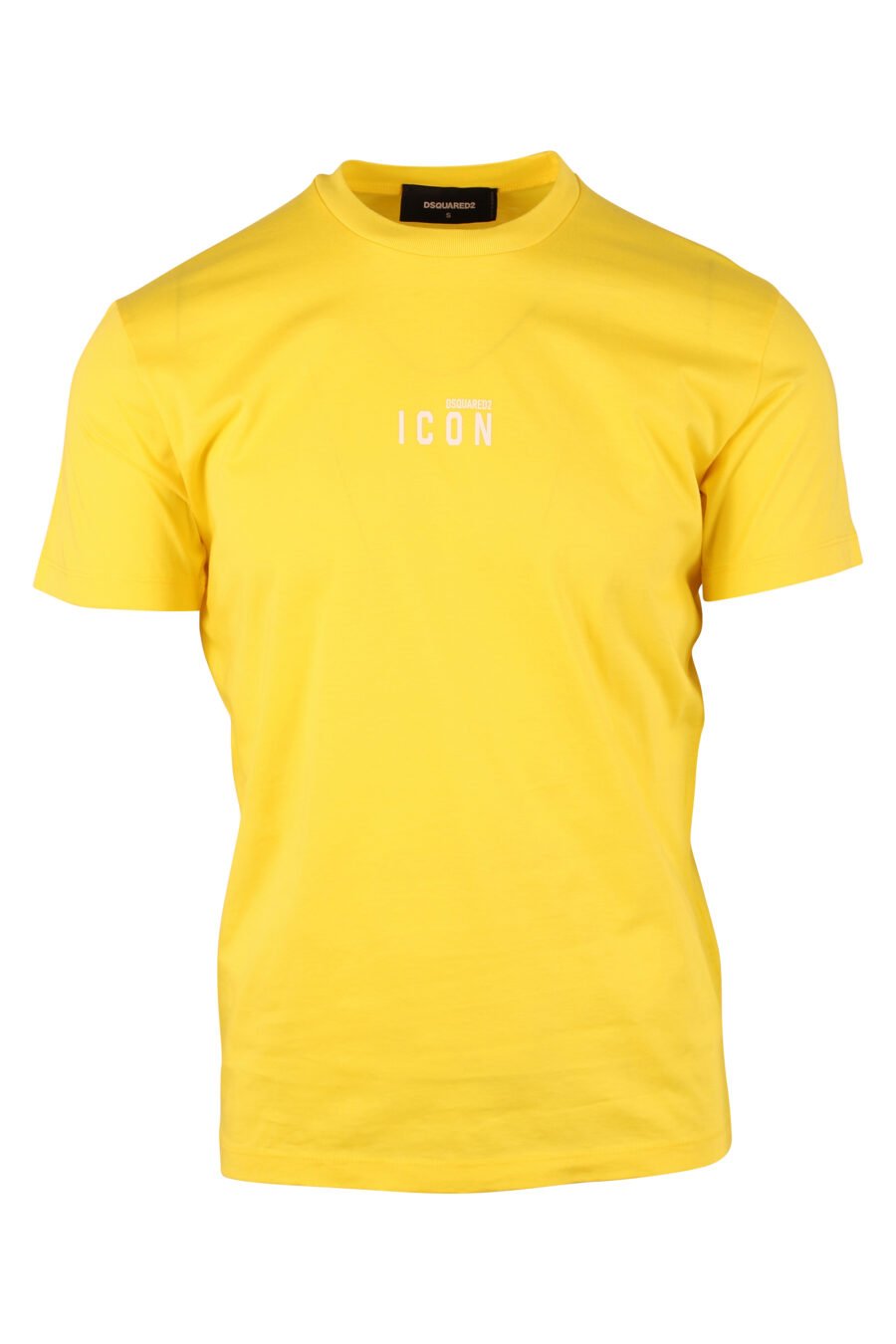 Gelbes T-Shirt mit Minilog "Ikone" - IMG 9739
