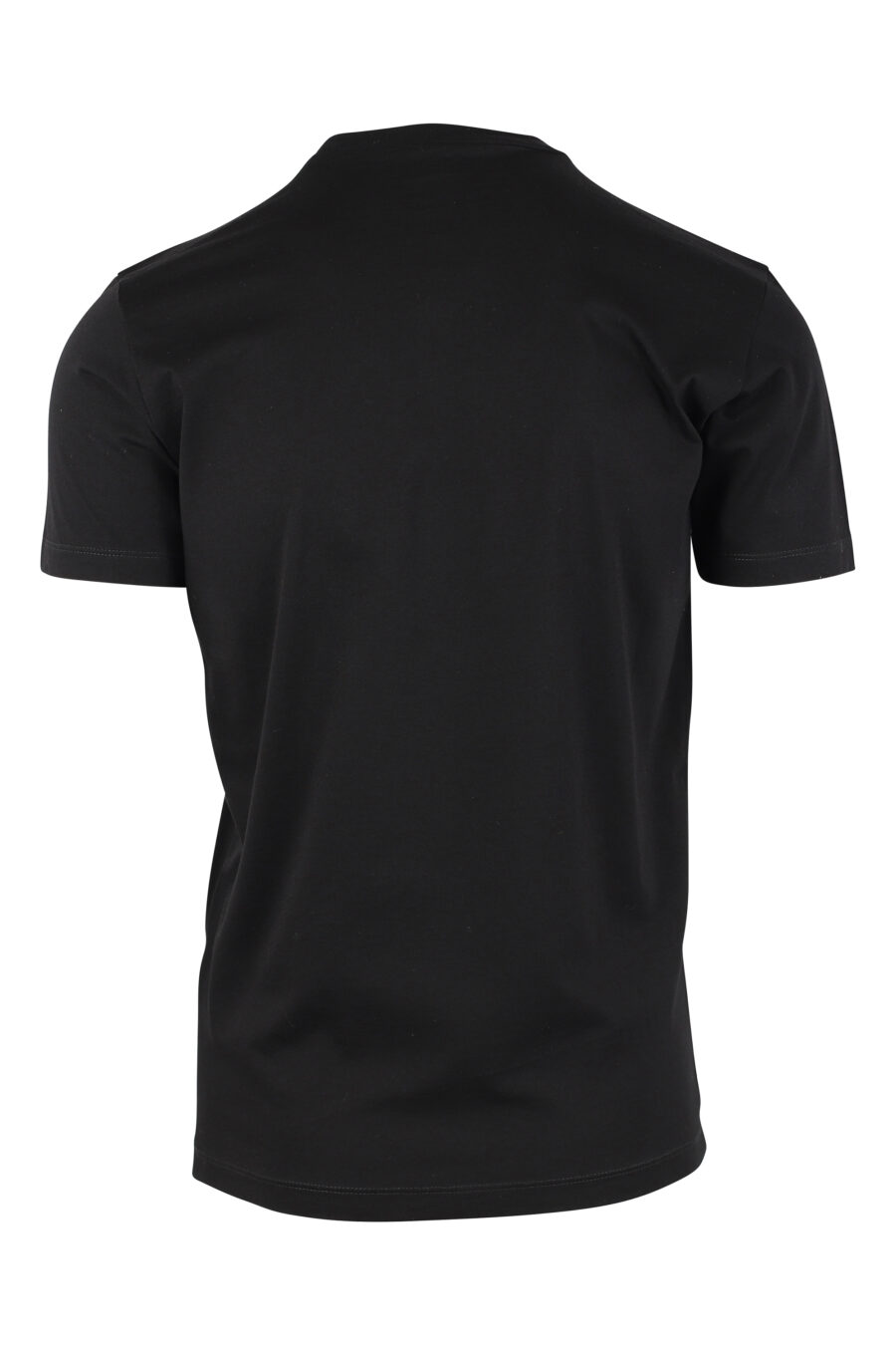 T-Shirt schwarz mit Doppellogo "icon" fluoreszierend gelb - IMG 9764