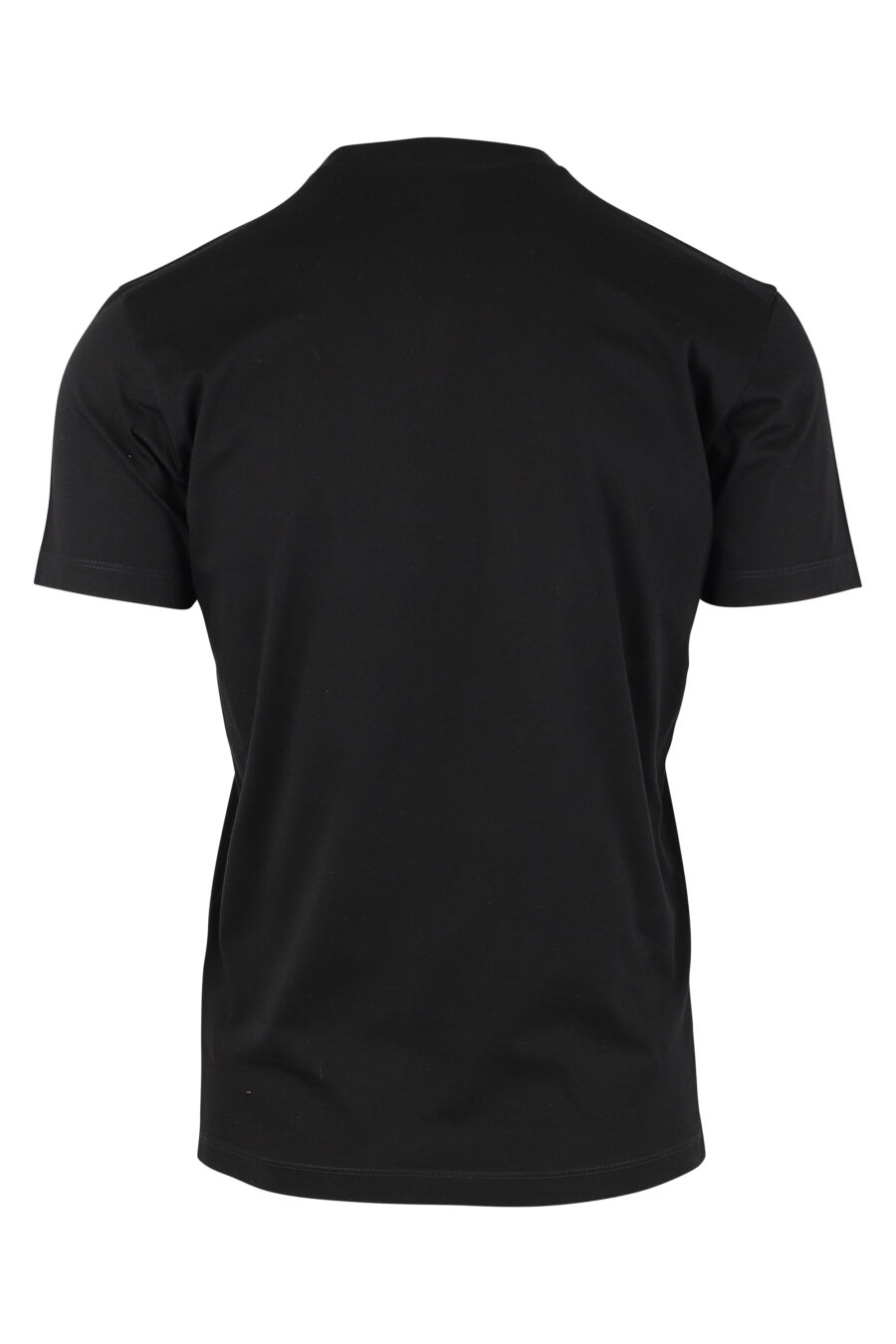 Schwarzes T-Shirt mit Minilogo "Icon" - IMG 9767