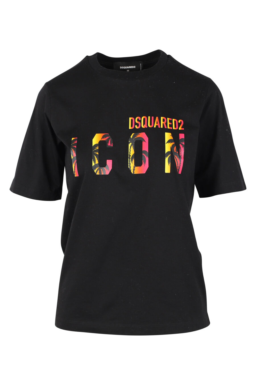 T-Shirt schwarz mit Doppellogo "Ikone Sonnenuntergang" - IMG 9783