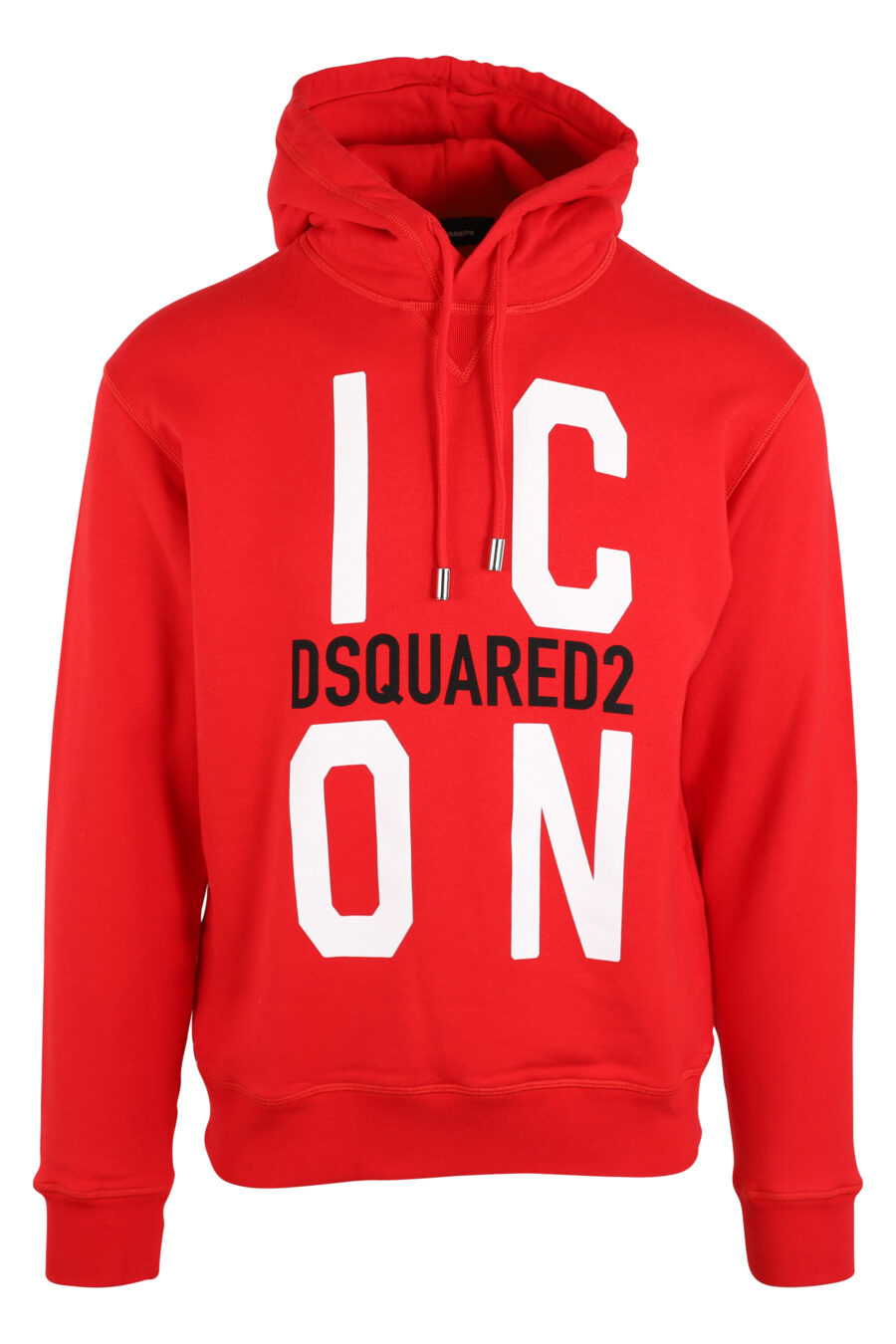 Dsquared2 - Sudadera roja con capucha y maxilogo icon - BLS Fashion