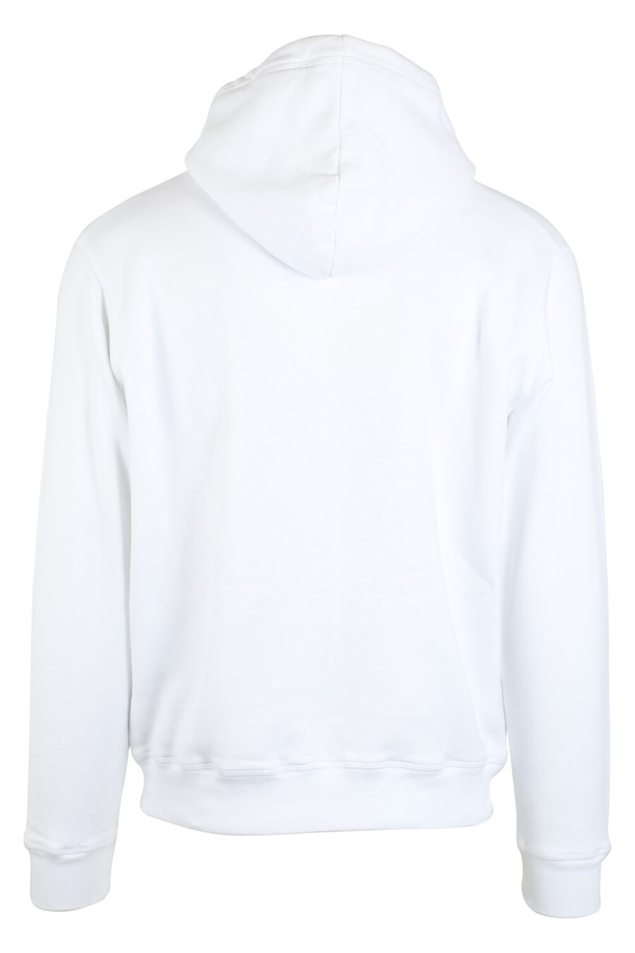 Weißes Kapuzensweatshirt mit Maxilogo "icon" - IMG 0659
