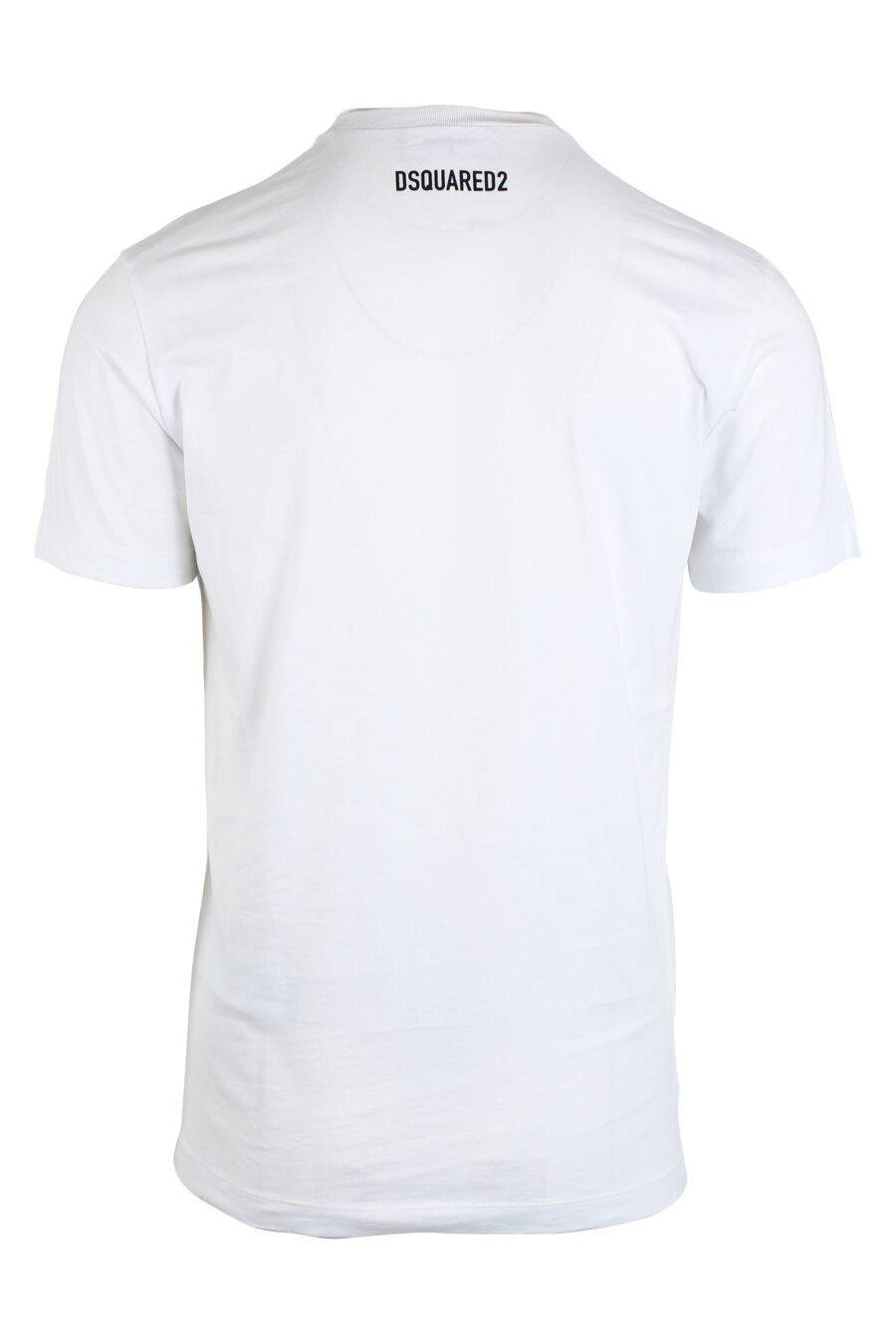 Weißes T-Shirt mit "d2"-Maxilogo im roten Quadrat - IMG 0675