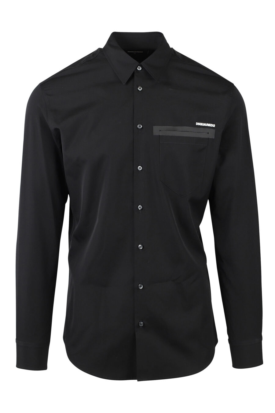 Camisa negra con minilogo cremallera - IMG 0772