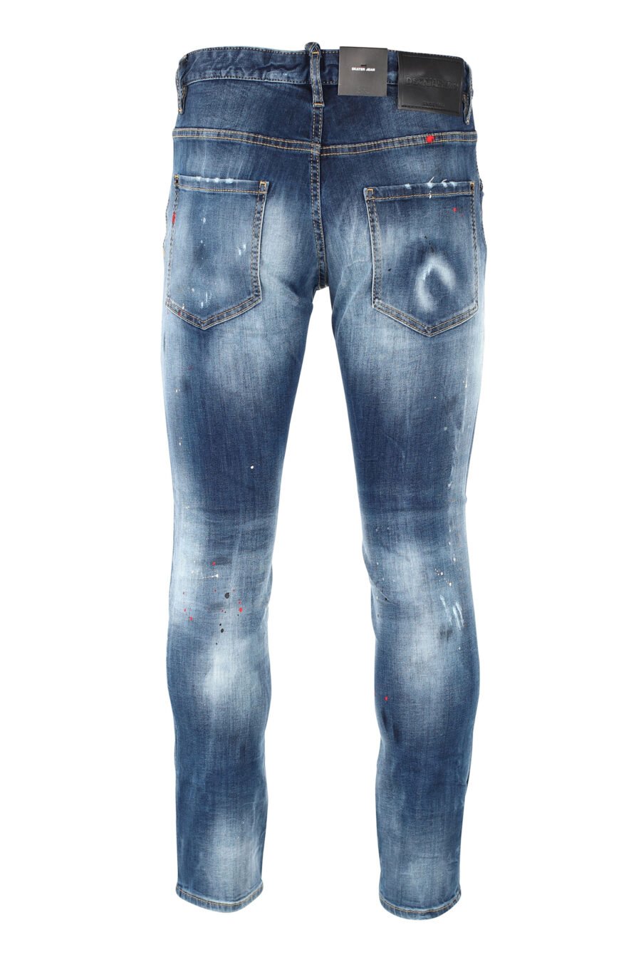 Pantalón vaquero "Skater" azul oscuro con rotos - IMG 0835