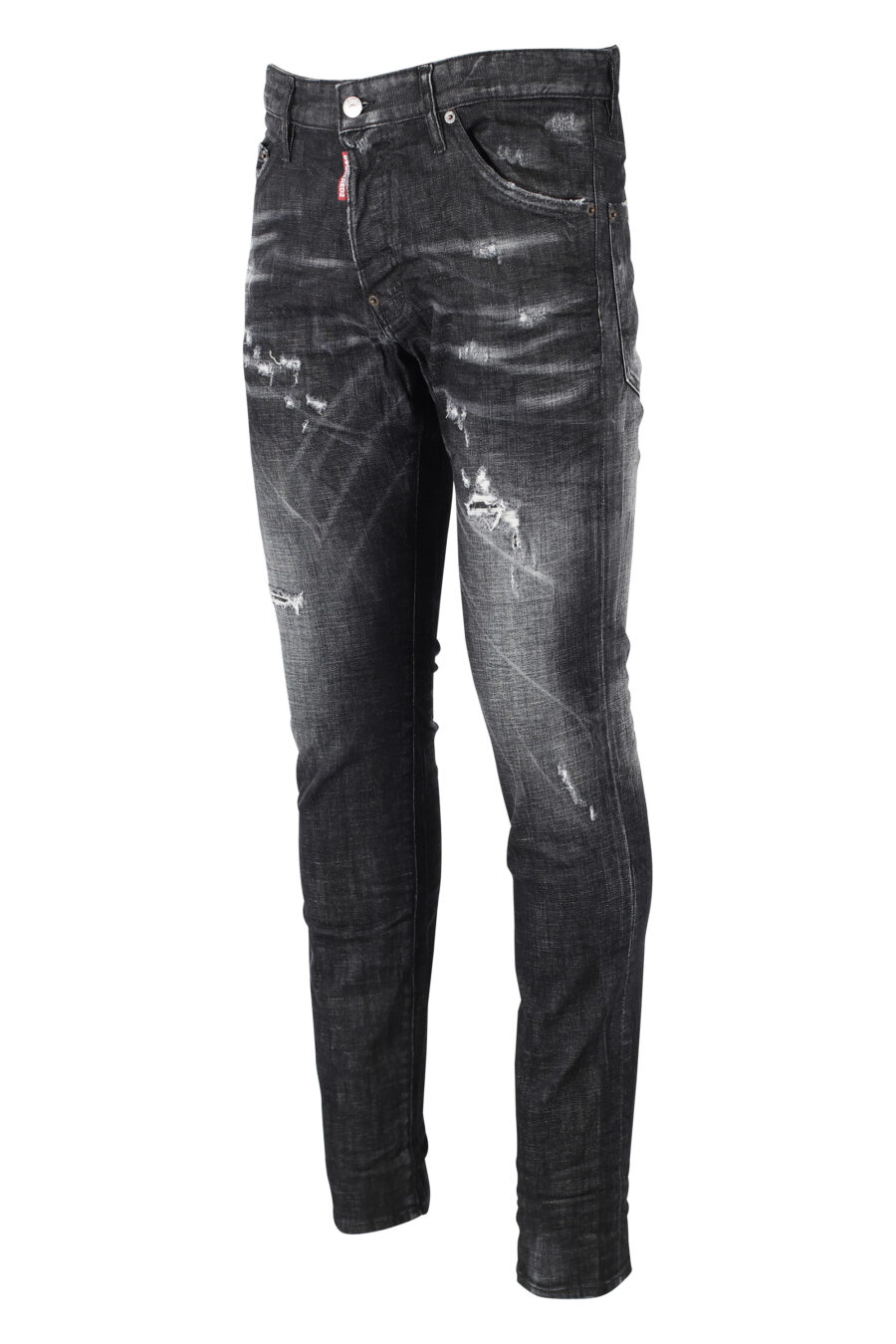 Pantalon noir "Cool Guy" semi-usé et déchiré - IMG 0847