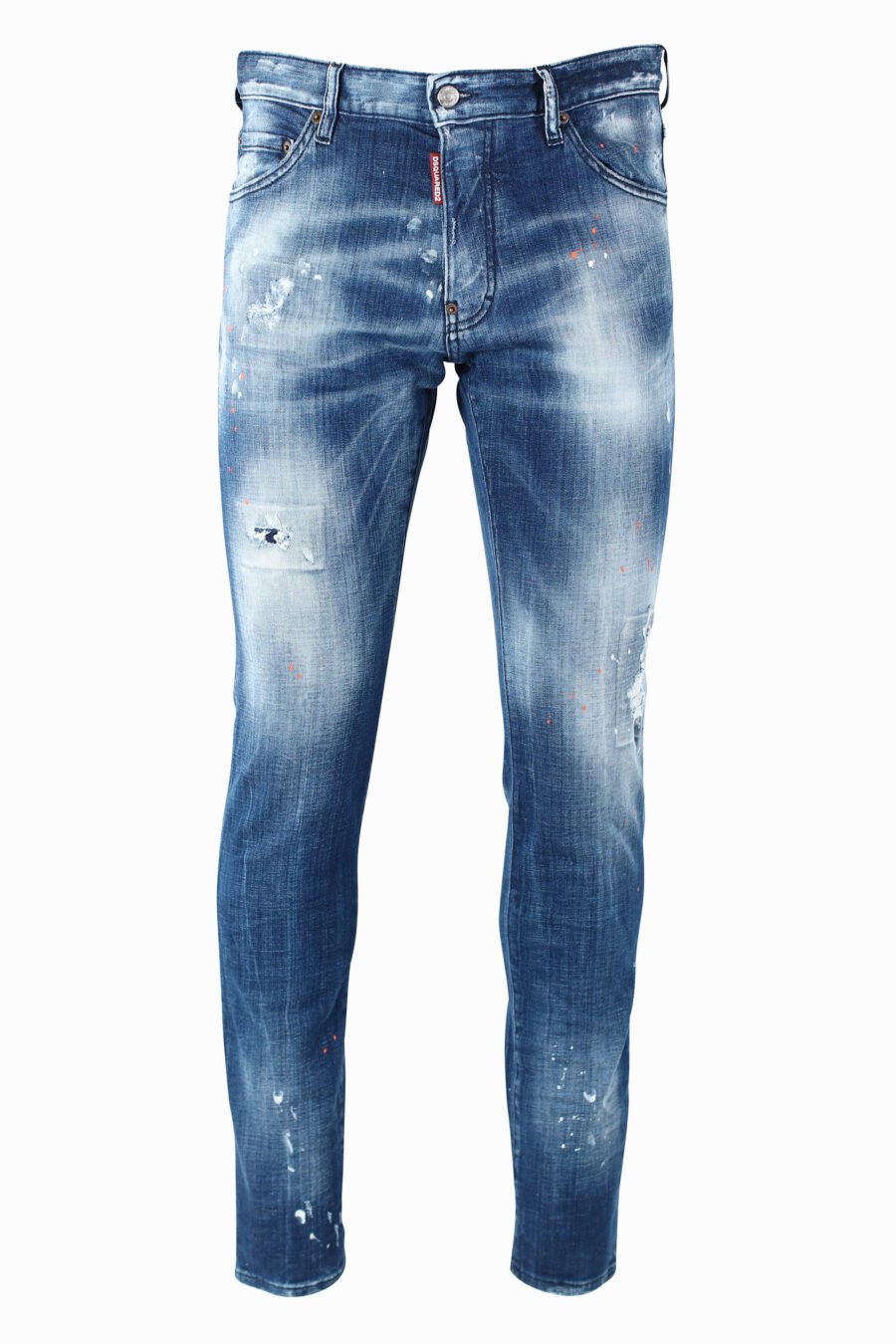 Pantalón vaquero "Cool Guy" azul semidesgastado con semirotos - IMG 0968
