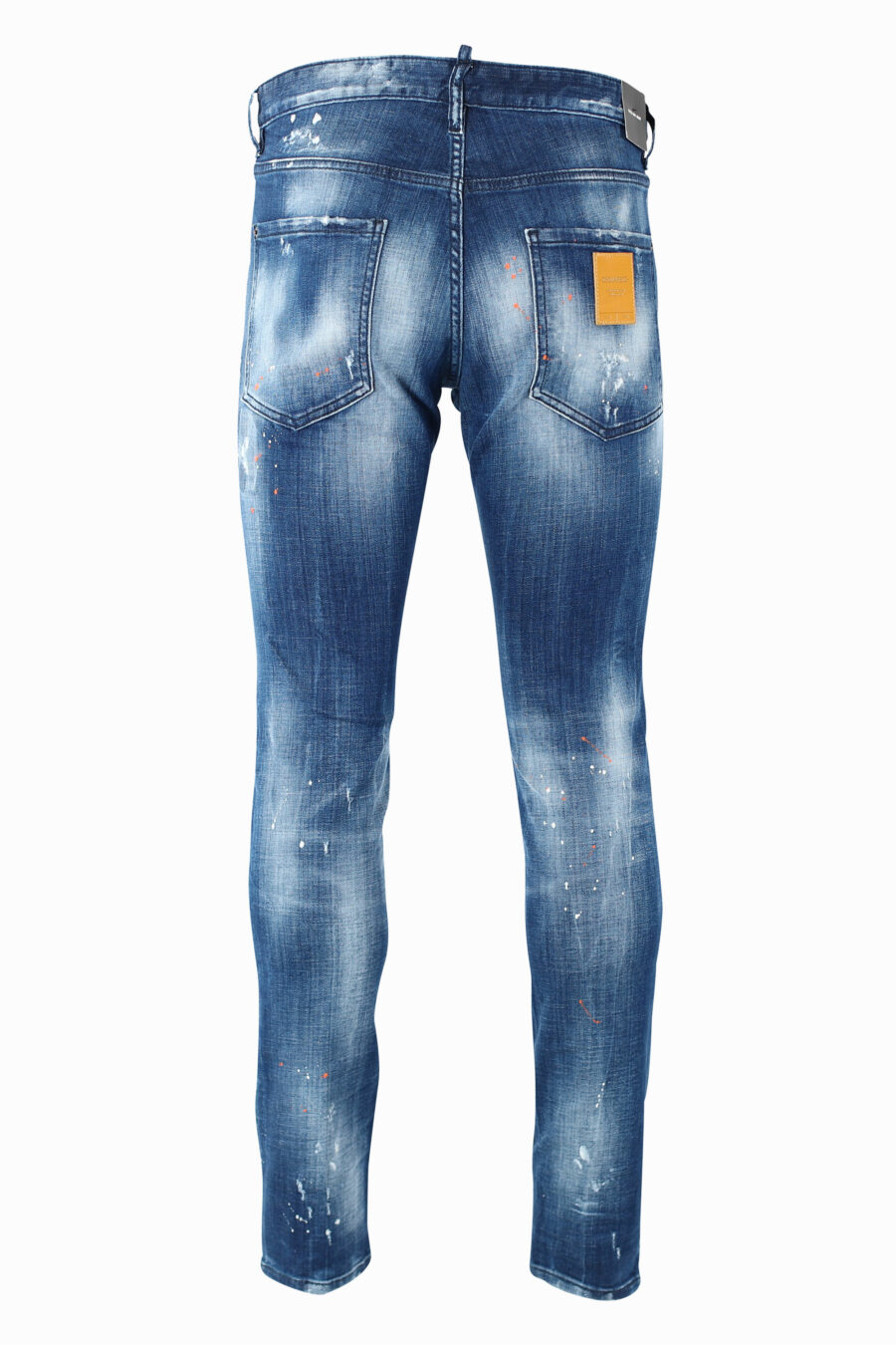 Dsquared2 - calças de ganga skater jean azuis com rasgões - BLS Fashion