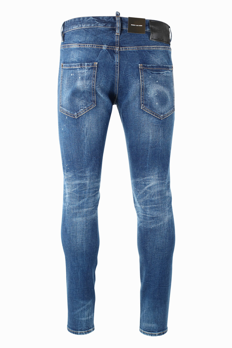 Pantalón vaquero "Skinny Dan Jean" azul con maxilogo "icon" frontal - IMG 0982