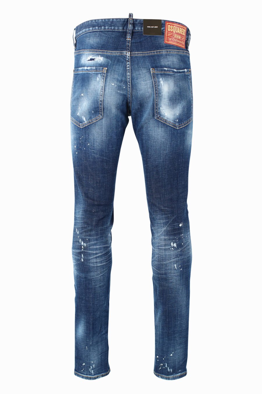 Cool Guy" blaue, halb abgetragene Jeans mit Rissen - IMG 0992