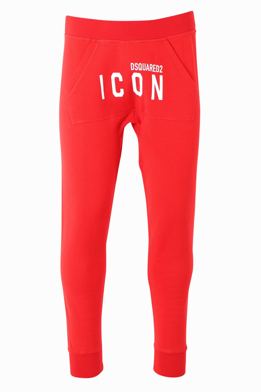 Dsquared2 - Red tracksuit bottoms with double icon logo on front