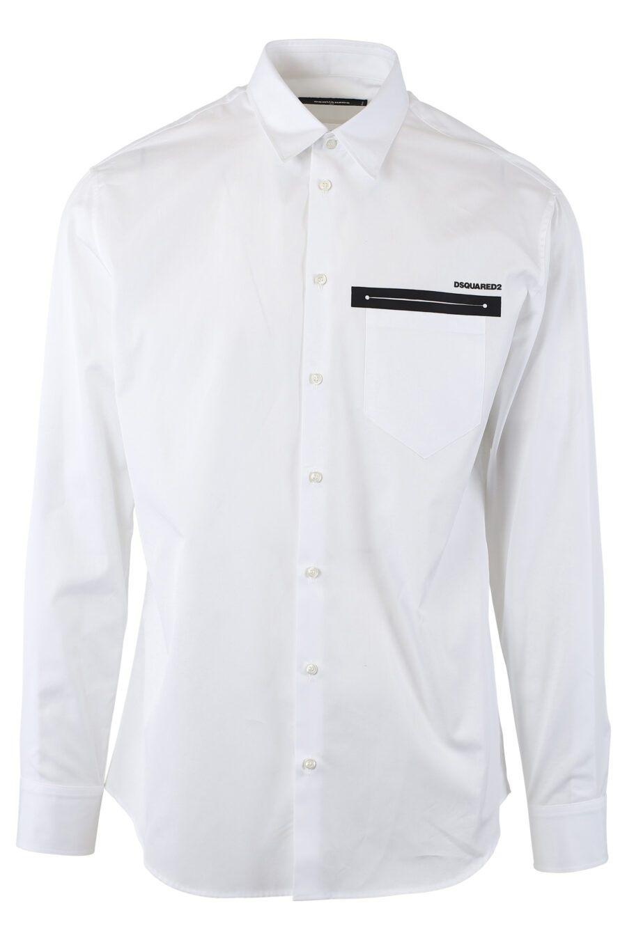 Camisa blanca con minilogo cremallera - IMG 1116