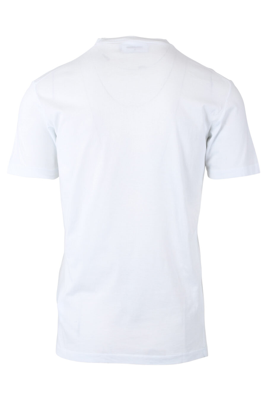 Camiseta blanca con maxilogo "denim" - IMG 1153