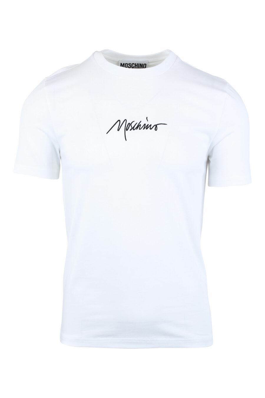 White T-shirt with "signature" logo - IMG 1356